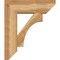 Ekena Millwork Westlake Slat Rough Sawn Bracket w/ Offset Brace, Western Red Cedar, 8"W x 24"D x 28"H BKT0806X24X28WTL06RWR - alternate 2